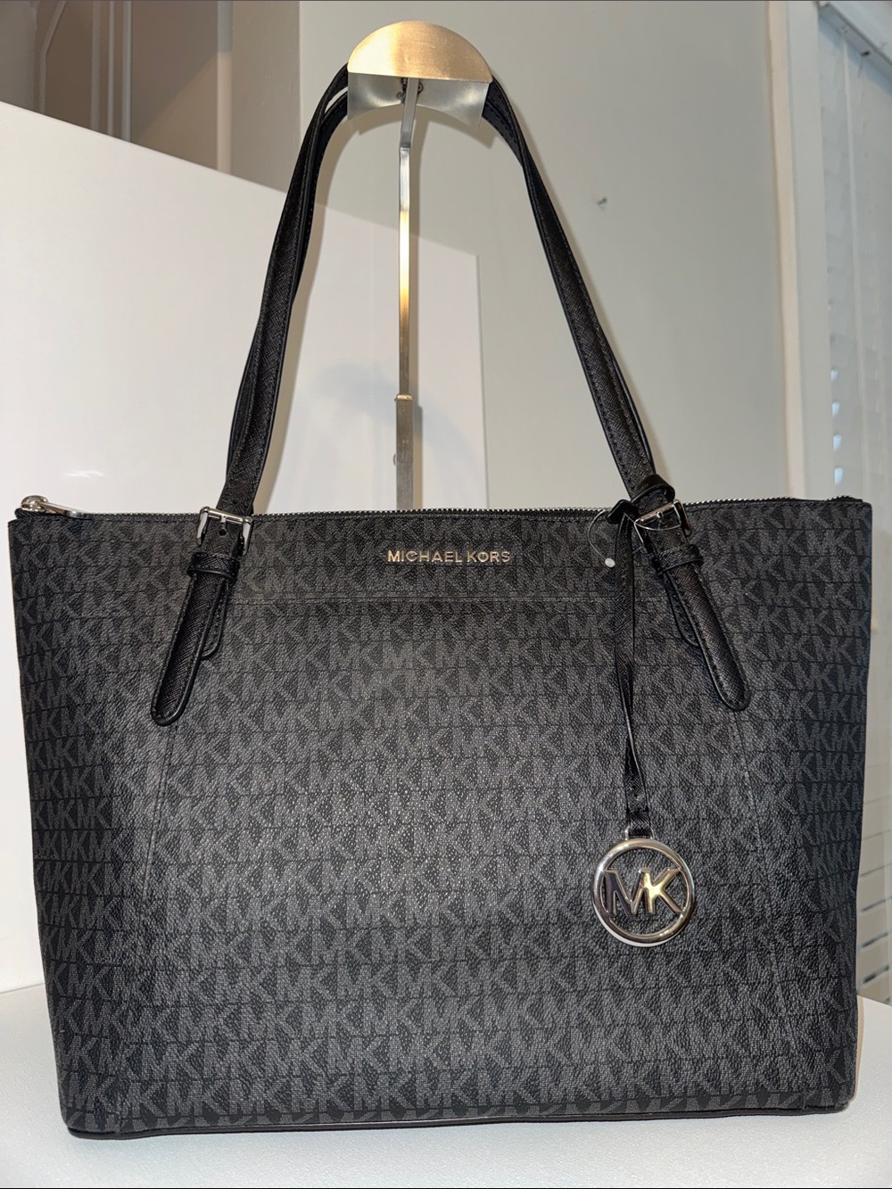 Michael Kors Ciara Signature Coated Canvas Tote